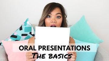 Oral presentations | Must Dos and Don