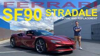 NEW Ferrari SF90 Stradale: Bad PPF Removal & Replacement with ClearGuard Alpha