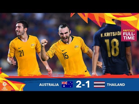 #AFCU23 : M10 AUSTRALIA 2-1 THAILAND : HIGHLIGHTS