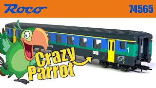Crazy Parrot Coach Roco's Swiss SBB 1st class coach Model Railway