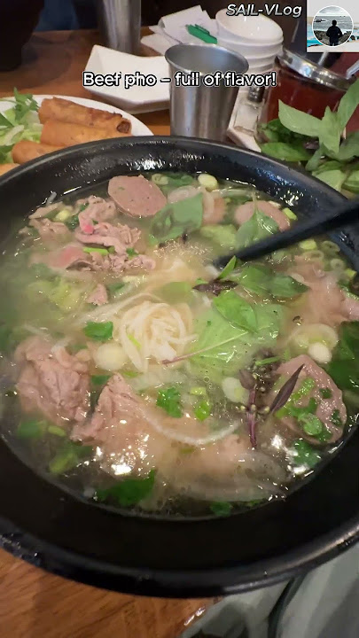 Family Dinner at Pho Ever 🍜 | Downtown Sunnyvale Favorite! #shortsvideo #vietnamesepho #soup