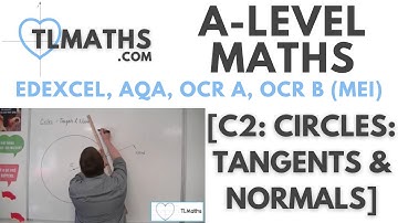 A-Level Maths: C2-13 [Circles: Tangents & Normals]