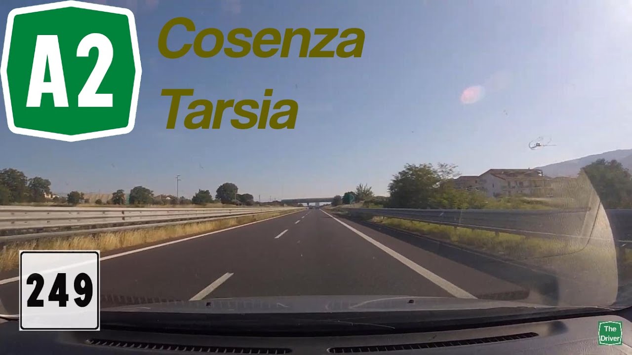 I - Autostrada A2 - Tratto ammodernato Cosenza-AdS Tarsia est🌶