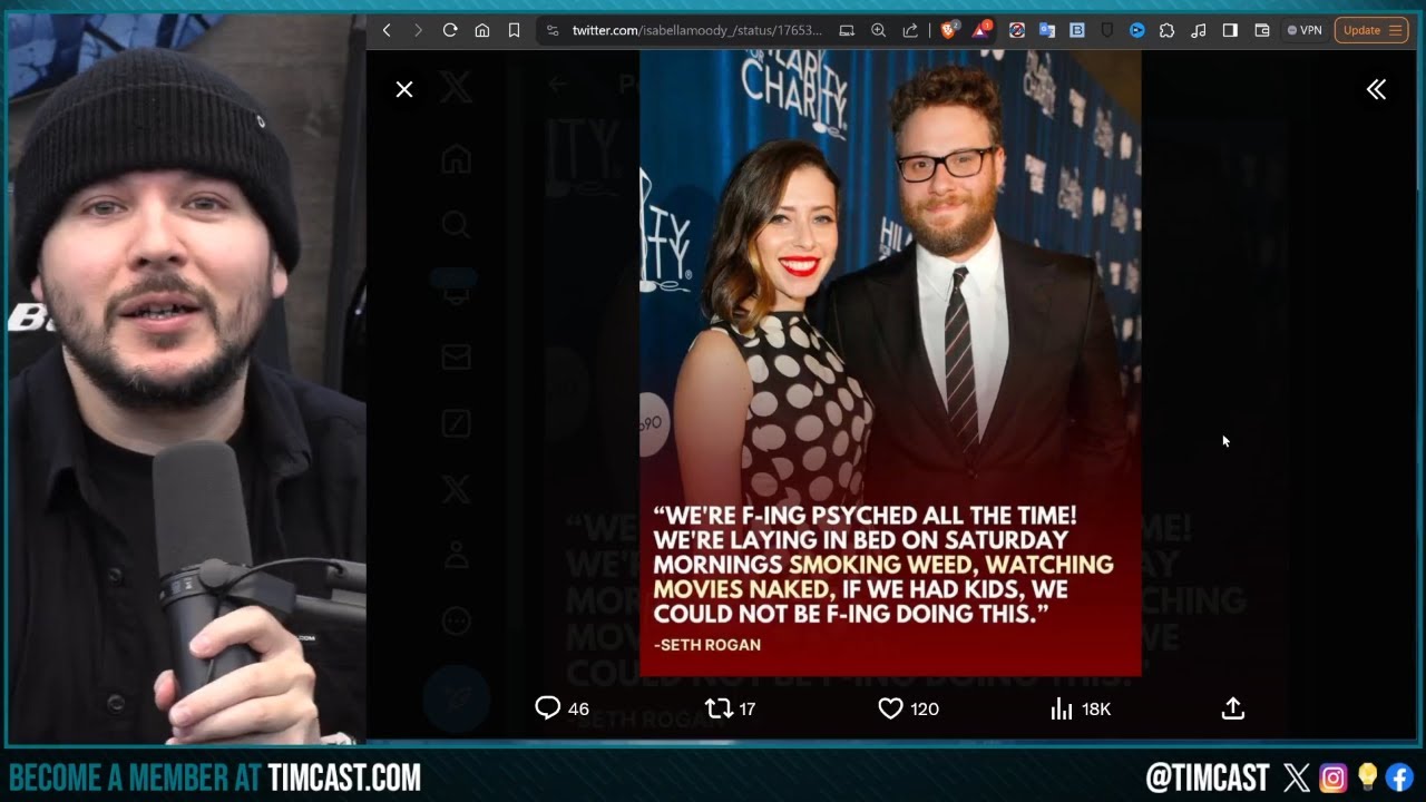 Seth Rogan ROASTED For Saying He’d Rather SMOKE WEED Than Have Kids,