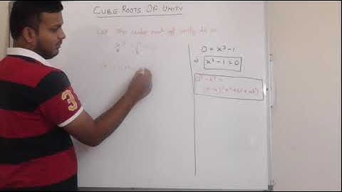 "CUBE ROOTS OF UNITY" CLASS 11 MATH CBSE BY UTKARSH SIR