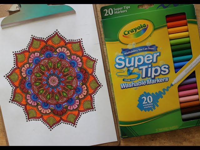 Lot of 3 Adult Coloring Books plus Crayola Markers - Getaways, Henna,  Nature NEW