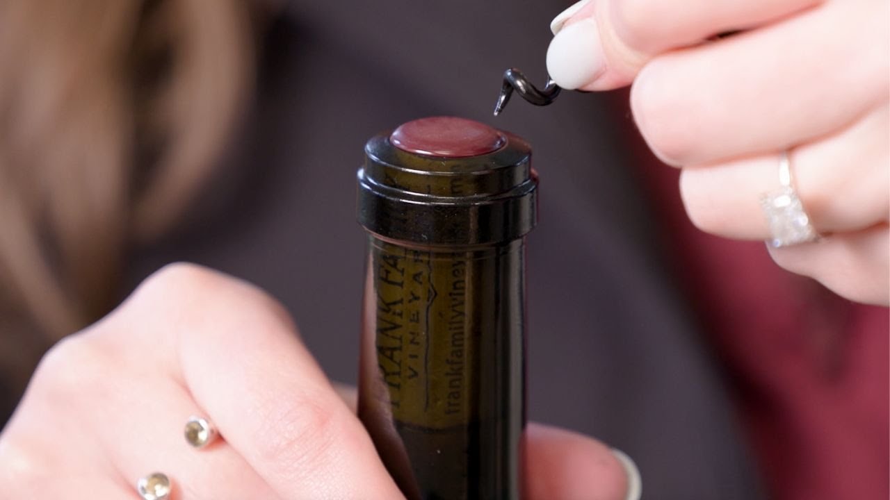 How to Open a Wax Sealed Wine Bottle YouTube