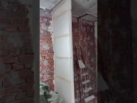 Макаренко 5, перегородки готовы. скоро начнем штукатурка.