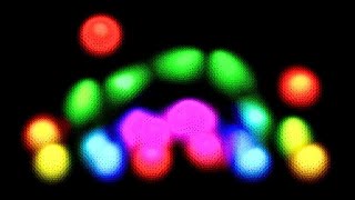 A Pendulum Wave Made of Bouncing Blobs