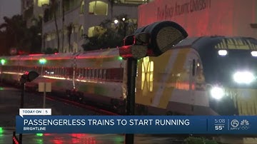 Brightline to test passengerless trains between West Palm Beach, Cocoa