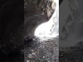 Ice cave in pangi valley decending from sach pass