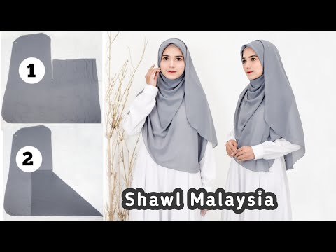 TUTORIAL HIJAB SHAWL MALAYSIA | Linakarlyna