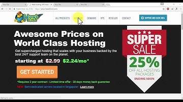 Review hosting - How To Buy domain and hosting at hawkhost