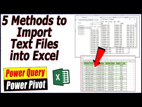 Import Text files into Excel [5 Methods]