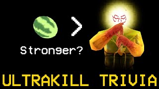 Mildly Interesting ULTRAKILL Facts that you might not know