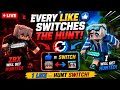 Every LIKE Switches The Manhunt 😳🔥(sorry for sound bug)  #minecraft #live #manhunt