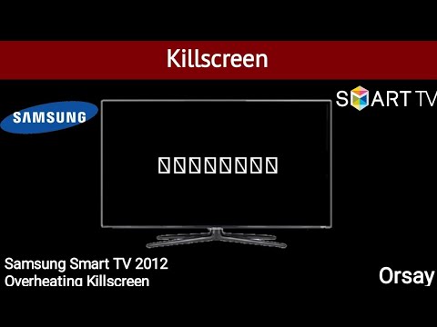 Samsung Smart TV 2012 (Orsay) Overheating Killscreen
