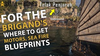 For the Brigand's....Where To Get Motors, Sea Fire & More Blueprints Location Skull and Bones