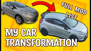 How & Why I Modified My 1.4 Ford Fiesta