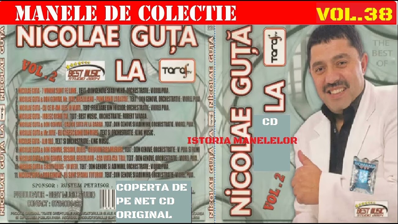 38 Manele vechi de colectie   Nicolae Guta