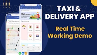 Taxi and Delivery Combined App | Real Time Working Demo | V3Cube.com screenshot 5