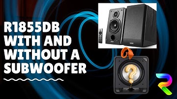 Edifier R1855DB met en zonder subwoofer, vergeleken