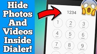 Hide Photos and Videos Inside Dialer. screenshot 3