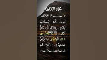 سعد الغامدي ﴿سورة الماعون﴾