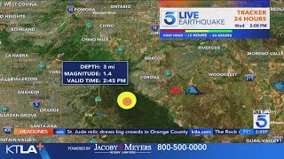 4.1 magnitude quake hits Southern California