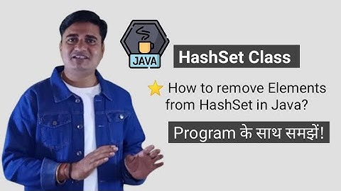 How to remove elements from HashSet in Java | HashSet remove() Method in Java