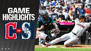 Guardians vs. Mariners Game Highlights (4\/3\/24) | MLB Highlights