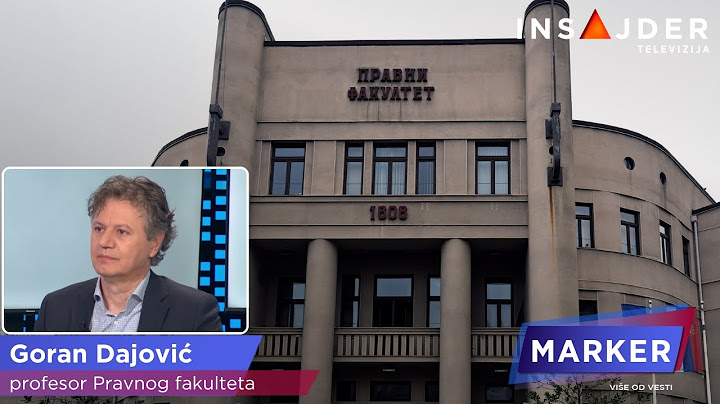 Profesor Goran Dajović, Pravni fakultet: Vlast primenjuje egzistencijalno nasilje nad univerzitetima