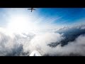 FPV Air Combat in the clouds with Funjet Ultra 2 and AtomRC Dolphin / DJI O3 on Pan