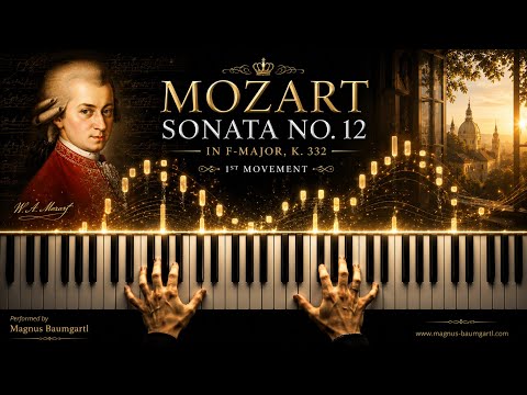 Mozart – Sonata No. 12 in F Major K. 332 | 1st Movement (Allegro)