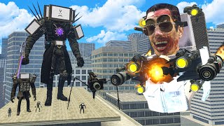 NEW RESURRECTED G MAN SKIBIDI TOILET VS TITAN TV MAN AND OTHER  - Skibidi Toilet in Garry's Mod!