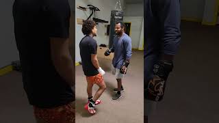 Legendary Shane Mosley Instructing Amado Vargas Son Of The Legendary Fernando Vargas