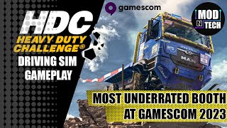 Heavy Duty Challenge: The Off-Road Truck Simulator Gameplay At  #Gamescom2023 HDC Was AMAZING 