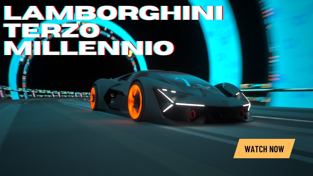 4K Cinematic Video of Lamborghini Terzo Millennio 