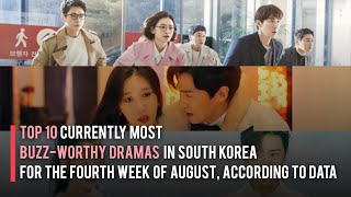 Top 10 Currently Most Buzz-Worthy Dramas In South Korea For The Fourth Week Of August