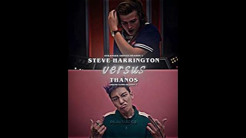 Steve Harrington Vs Thanos (Player 230)#strangerthings#steveharrington#thanos#squidgame#shorts