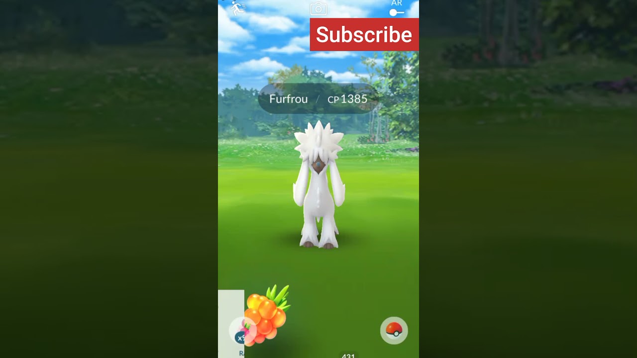 first ever furfrou  in Pokemon go (new Pokemon)  