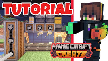Automatic TRAIN TRACK FARM🚉| Minecraft CREATE🛠