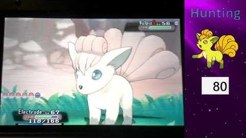Shiny vulpix at 80 Dexnav Encounters!!