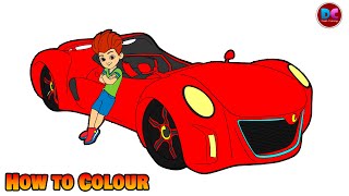 How to Color Kicko And Super Speedo Step by step guide