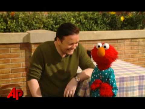 Gervais + Elmo = Hilarity on 'Sesame Street'