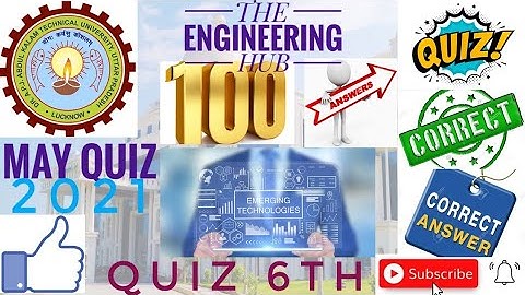 AKTU PRUTOR AI QUIZ 6 || EMERGING TECHNOLOGY FOR ENGINEERING || THE ENGINEERING HUB