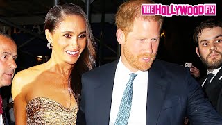 Prince Harry & Meghan Markle Hold Hands While Leaving The Foundation Women Of Vision Awards In N.Y.