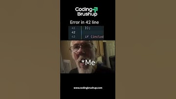 "Error in Line 42: Every Programmer’s Nightmare 😂" #java #pythons #coding #codingmemes #programming