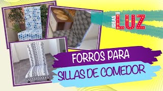 🪑Cómo hacer FORROS para SILLAS de COMEDOR ✂️ / How to Make Dining CHAIR COVERS by IDEAS CON LUZ 492 views 1 month ago 7 minutes, 47 seconds