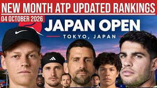 JAPAN OPEN UPDATED ATP RANKING SHOCK!: Djokovic OUT of Top 10   Japan Open 2026 Crucial Points!